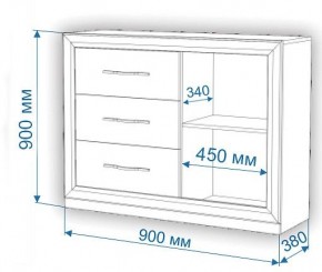 Комод Нобиле Км-120/38 ФГ в Ноябрьске - noyabrsk.mebel24.online | фото 2