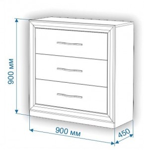 Комод Нобиле Км-90/45 в Ноябрьске - noyabrsk.mebel24.online | фото 2