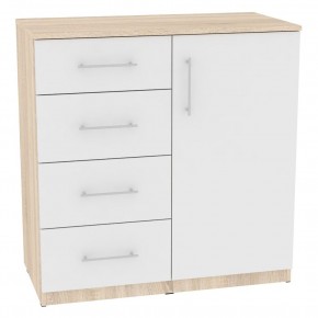 Комод "Калисто (K18)" ручка рейлинг (ДСС-Белый) в Ноябрьске - noyabrsk.mebel24.online | фото