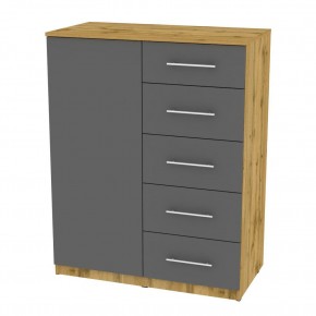 Комод "Калисто (K36)" ручка рейлинг (ДВ-Графит) в Ноябрьске - noyabrsk.mebel24.online | фото