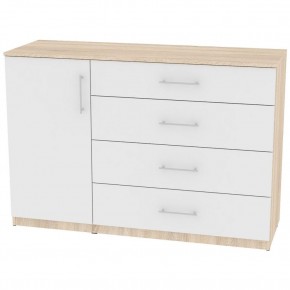 Комод "Калисто (K44)" ручка рейлинг (ДСС-Белый) в Ноябрьске - noyabrsk.mebel24.online | фото