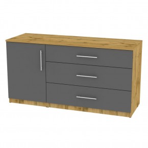Комод "Калисто (K48)" ручка рейлинг (ДВ-Графит) в Ноябрьске - noyabrsk.mebel24.online | фото