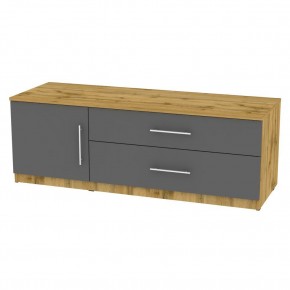 Комод "Калисто (K52)" ручка рейлинг (ДВ-Графит) в Ноябрьске - noyabrsk.mebel24.online | фото