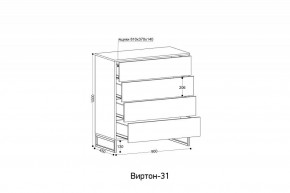 Комод Виртон-13 в Ноябрьске - noyabrsk.mebel24.online | фото 8