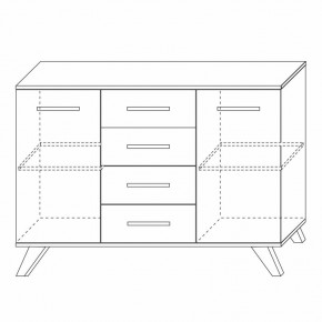 Комодино Вега Скандинавия в Ноябрьске - noyabrsk.mebel24.online | фото 3