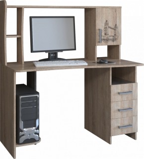 Компьютерный стол КЛ №6.4 (дуб баррик) в Ноябрьске - noyabrsk.mebel24.online | фото