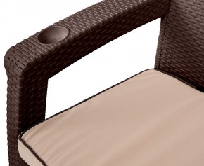Комплект кресел Yalta Premium Double Seat (Ялта) шоколадный (+подушки под спину) в Ноябрьске - noyabrsk.mebel24.online | фото 2