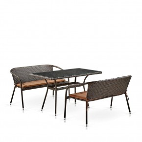 Комплект мебели из иск. ротанга T286A/S139A-W53 Brown в Ноябрьске - noyabrsk.mebel24.online | фото 2