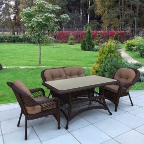 Комплект плетеной мебели T130/LV-520BB-Brown_Beige в Ноябрьске - noyabrsk.mebel24.online | фото 2