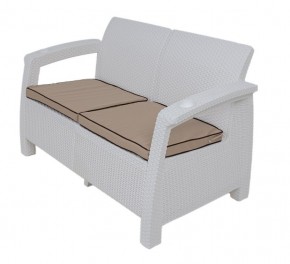 Комплект уличной мебели Yalta Premium Terrace Set (Ялта) белый (+подушки под спину) в Ноябрьске - noyabrsk.mebel24.online | фото 2