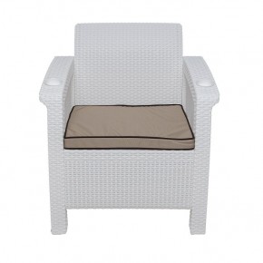 Комплект уличной мебели Yalta Premium Terrace Set (Ялта) белый (+подушки под спину) в Ноябрьске - noyabrsk.mebel24.online | фото 6
