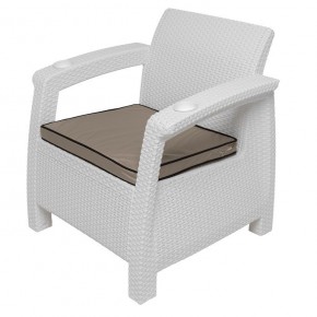 Комплект уличной мебели Yalta Premium Terrace Set (Ялта) белый (+подушки под спину) в Ноябрьске - noyabrsk.mebel24.online | фото 7