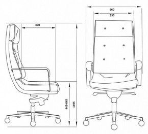 Кресло для руководителя Бюрократ Dao/Black в Ноябрьске - noyabrsk.mebel24.online | фото 5