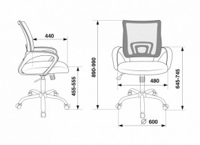 Кресло компьютерное CH-695N/SL/BLACK в Ноябрьске - noyabrsk.mebel24.online | фото