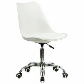 Кресло стул BRABIX "Eames MG-310 CH", хром, пластик белый, экокожа белая, 532923 в Ноябрьске - noyabrsk.mebel24.online | фото 2