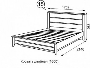 Кровать 1600 с ПМ София 15 в Ноябрьске - noyabrsk.mebel24.online | фото 3
