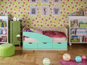 Кровать Бабочки (Бирюза матовая) 1800 в Ноябрьске - noyabrsk.mebel24.online | фото