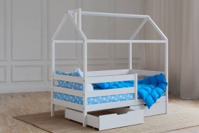 Кровать-домик 80*160 Белый в Ноябрьске - noyabrsk.mebel24.online | фото 3