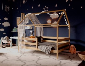 Кровать-домик 80*160 без покраски в Ноябрьске - noyabrsk.mebel24.online | фото 2