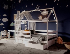 Кровать-домик 80*190 Белый в Ноябрьске - noyabrsk.mebel24.online | фото