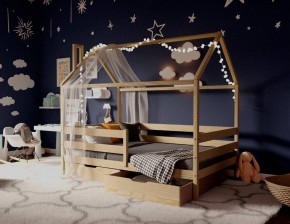 Кровать-домик 80*190 без покраски в Ноябрьске - noyabrsk.mebel24.online | фото