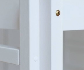 Кровать-домик двухъярусная 80*160 Белый в Ноябрьске - noyabrsk.mebel24.online | фото 3
