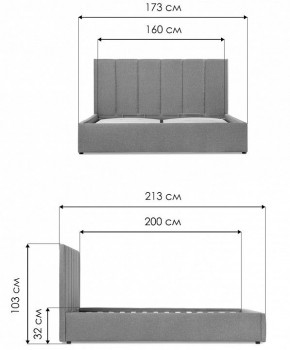 Кровать двуспальная Афродита-3 в Ноябрьске - noyabrsk.mebel24.online | фото 11