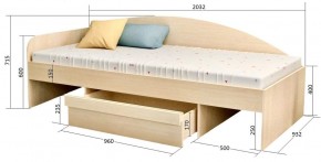Кровать Изгиб в Ноябрьске - noyabrsk.mebel24.online | фото 2