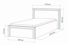 Кровать односпальная Нобиле Кр-90 в Ноябрьске - noyabrsk.mebel24.online | фото 2