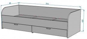 Кровать Ольга L54 (800*2000) в Ноябрьске - noyabrsk.mebel24.online | фото 2