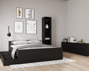 Кровать ОРИОН двухспальная с ортопедическим основанием 160х200, цвет Дуб Венге в Ноябрьске - noyabrsk.mebel24.online | фото 3