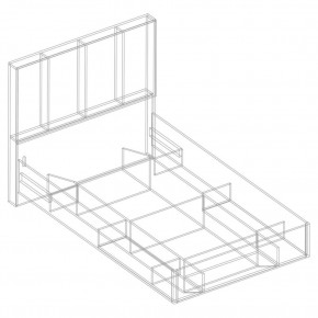 Кровать "Сандра" БЕЗ основания 1200х2000 в Ноябрьске - noyabrsk.mebel24.online | фото 4