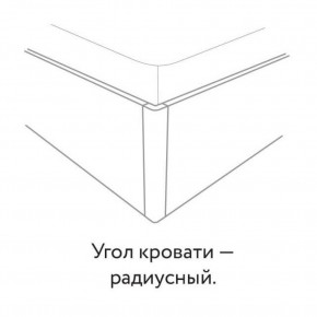 Кровать "Сандра" БЕЗ основания 1600х2000 в Ноябрьске - noyabrsk.mebel24.online | фото 3