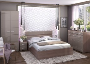 Кровать Вегас 1,4м Шимо темный в Ноябрьске - noyabrsk.mebel24.online | фото 2