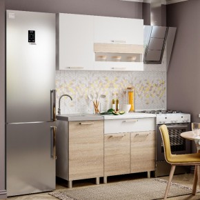 Кухня Айсбери 1,2 м (белый/дуб сонома) в Ноябрьске - noyabrsk.mebel24.online | фото