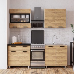 Кухня Крафт 1.6 (белый/крафт) в Ноябрьске - noyabrsk.mebel24.online | фото