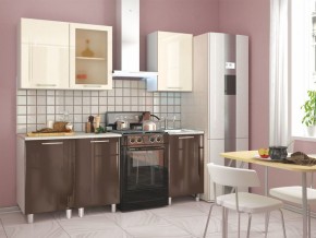 Кухня Танго модульная шоколад-ваниль в Ноябрьске - noyabrsk.mebel24.online | фото 2