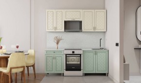 Кухня Версаль 2м Айвори/Васаби Готовое решение в Ноябрьске - noyabrsk.mebel24.online | фото 2