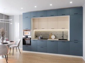 Кухонный гарнитур Фьюжн 3400 (Стол. 38мм) в Ноябрьске - noyabrsk.mebel24.online | фото
