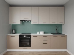 Кухонный гарнитур Каппучино 3000 h950 (Стол. 26мм) в Ноябрьске - noyabrsk.mebel24.online | фото