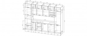 Кухонный гарнитур Капри 3400 (Стол. 38мм) в Ноябрьске - noyabrsk.mebel24.online | фото 2