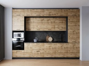 Кухонный гарнитур Крафт 3400 (Стол. 38мм) в Ноябрьске - noyabrsk.mebel24.online | фото