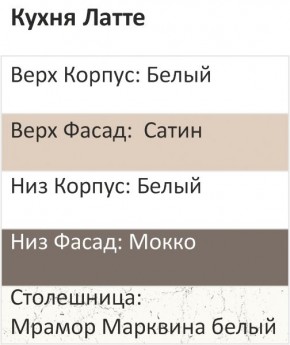 Кухонный гарнитур Латте 2200 (Стол. 26мм) в Ноябрьске - noyabrsk.mebel24.online | фото 3