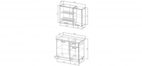 Кухонный гарнитур Меренга  1000 (Стол. 26мм) в Ноябрьске - noyabrsk.mebel24.online | фото 3