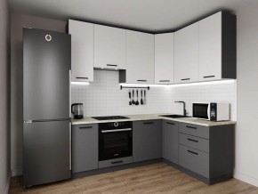 Кухонный гарнитур Меренга 2200*1600 h950 (Стол. 38мм) в Ноябрьске - noyabrsk.mebel24.online | фото