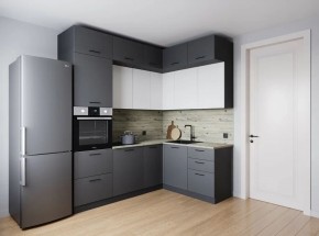 Кухонный гарнитур Меренга 2200*1700 (Стол. 26мм) в Ноябрьске - noyabrsk.mebel24.online | фото