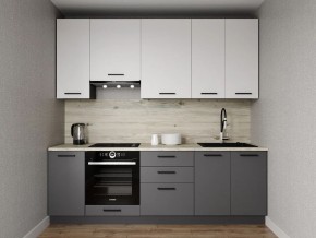 Кухонный гарнитур Меренга 2400 h950 (Стол. 26мм) в Ноябрьске - noyabrsk.mebel24.online | фото 1