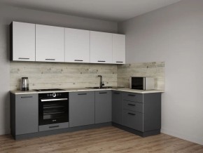 Кухонный гарнитур Меренга 2600*1600 (Стол. 26мм) в Ноябрьске - noyabrsk.mebel24.online | фото