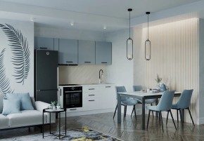 Кухонный гарнитур Ниагара 2550 (Стол. 26мм) в Ноябрьске - noyabrsk.mebel24.online | фото 1
