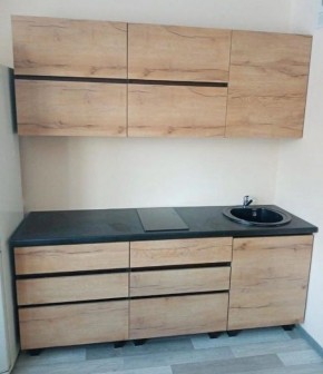 Кухонный гарнитур Лофт 2.0 (Дуб Крафт/Венге) в Ноябрьске - noyabrsk.mebel24.online | фото 4